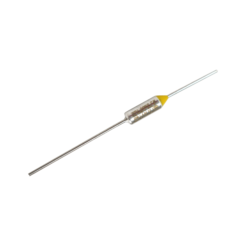 Eldobható hőbiztosíték Egyszeri, nem cserélhető hőbiztosíték kis háztartási készülékek belsejében Eldobható hőbiztosíték Egyszeri, nem cserélhető hőbiztosíték kis háztartási készülékek belsejében